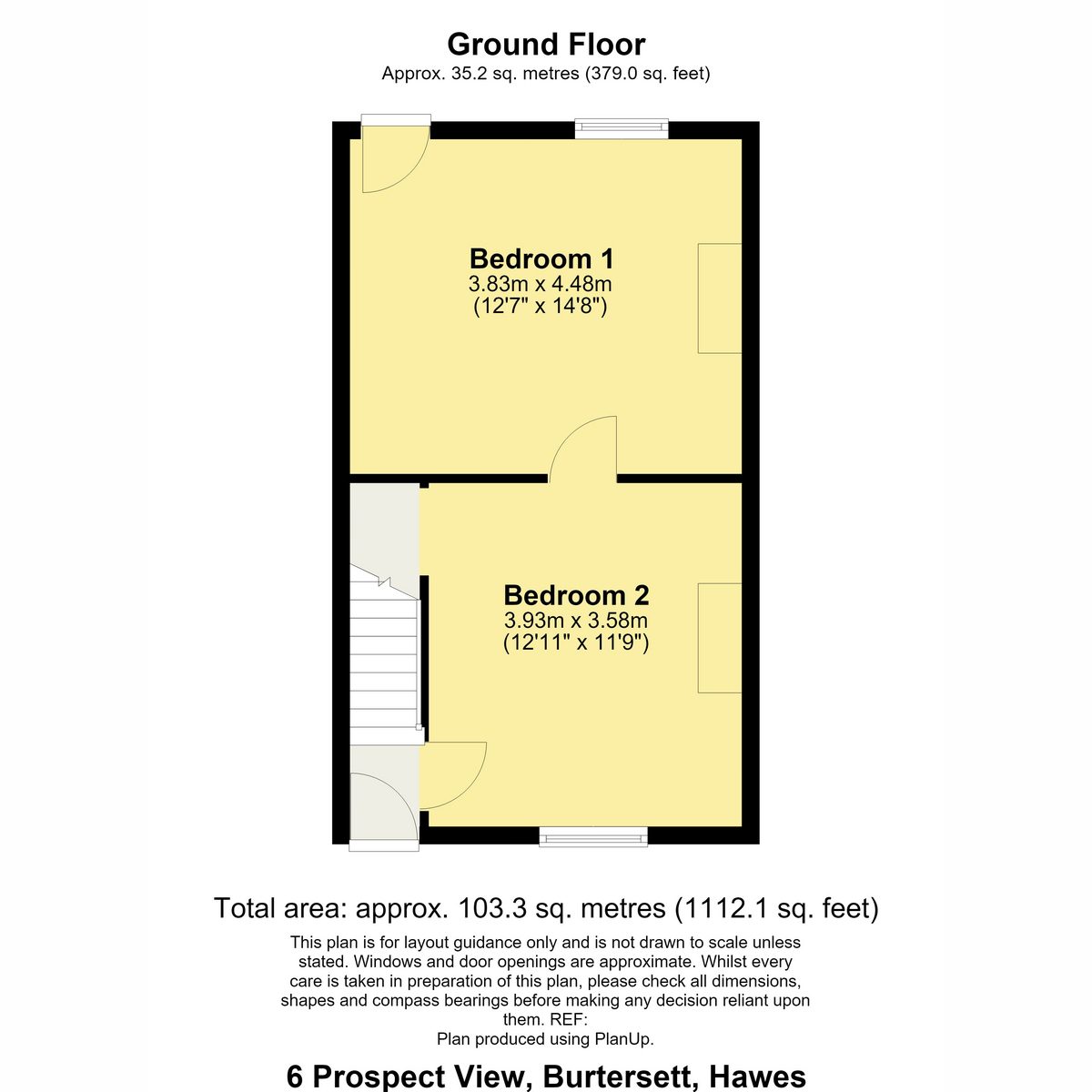 6 Prospect View, Burtersett — plan 1