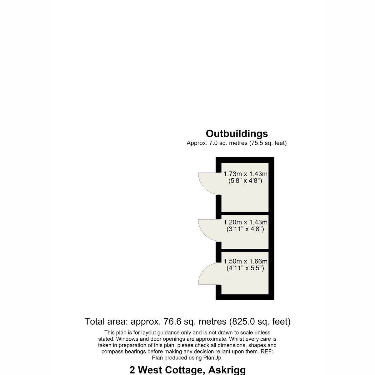 2 West Cottage, Askrigg — plan 3