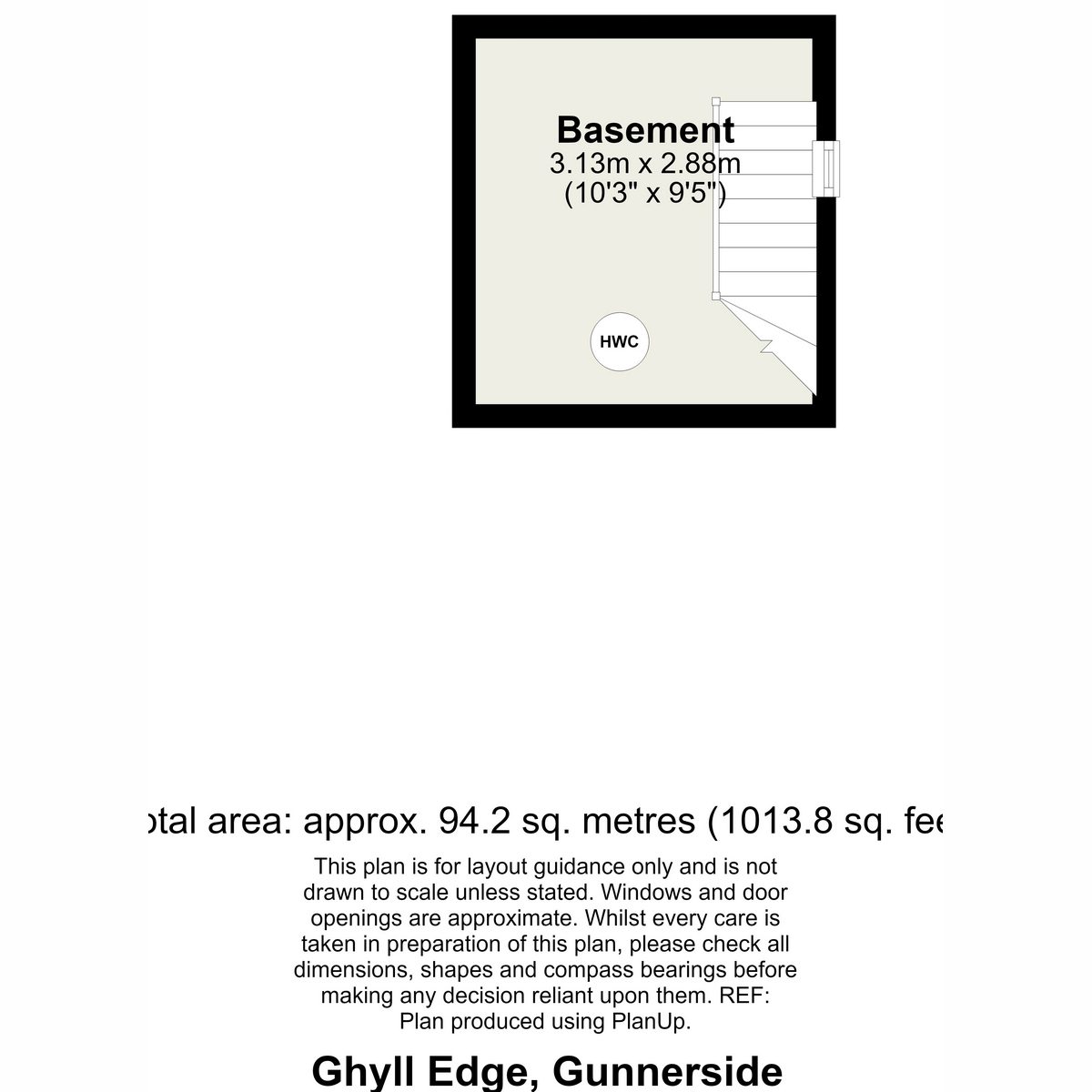 Ghyll Edge, Gunnerside — plan 1
