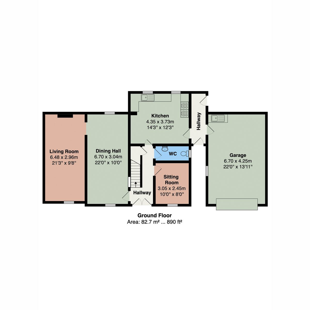 Elcot House, Bellerby — plan 1
