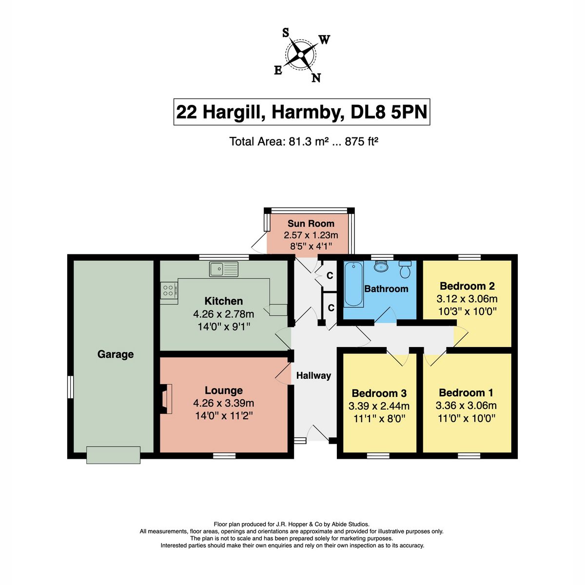 22 Hargill, Harmby — plan 2