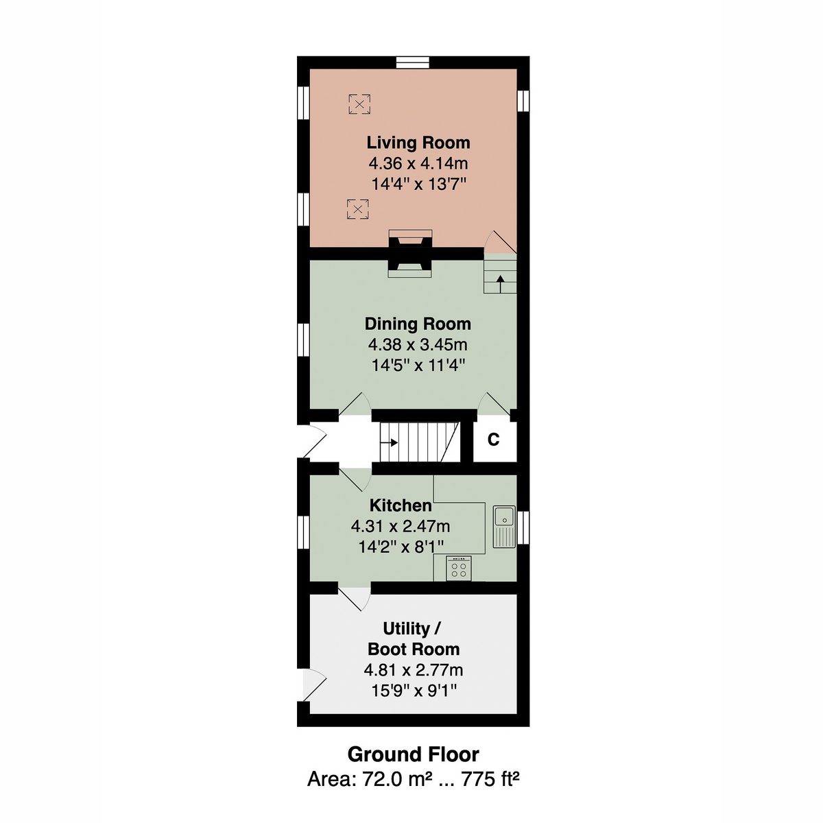 Whin Hall, Gunnerside — plan 4