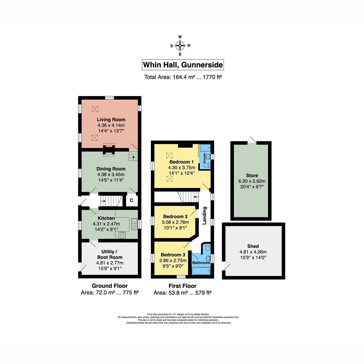 Whin Hall, Gunnerside — plan 5