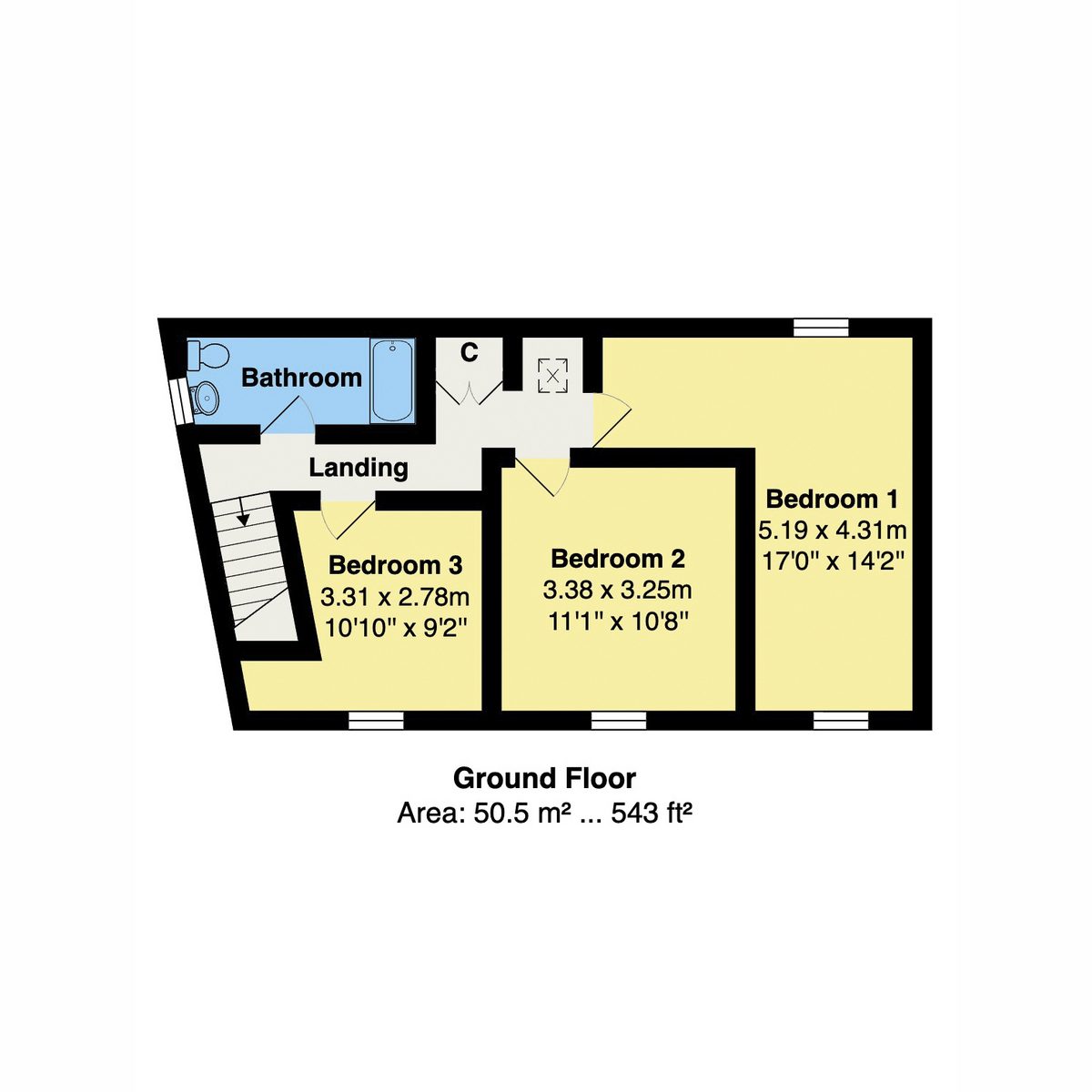 South View, Warcop — plan 1