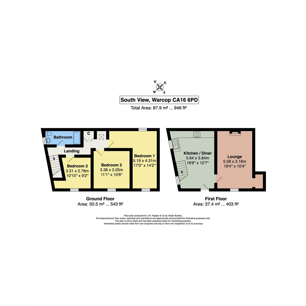 South View, Warcop — plan 3