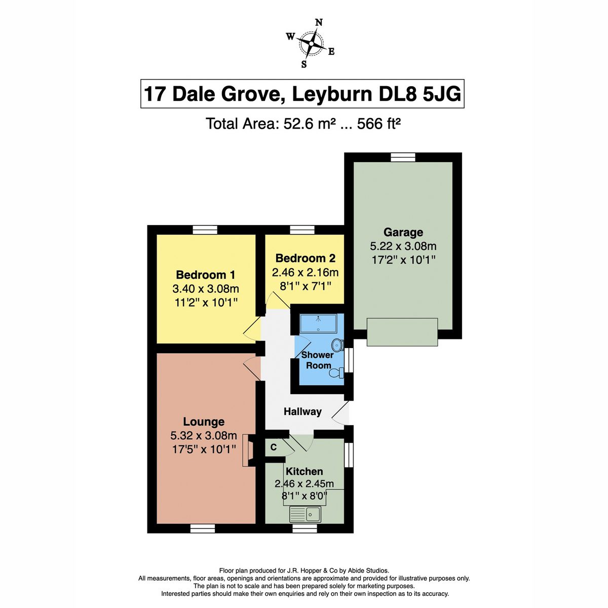 17 Dale Grove, Leyburn — plan 1