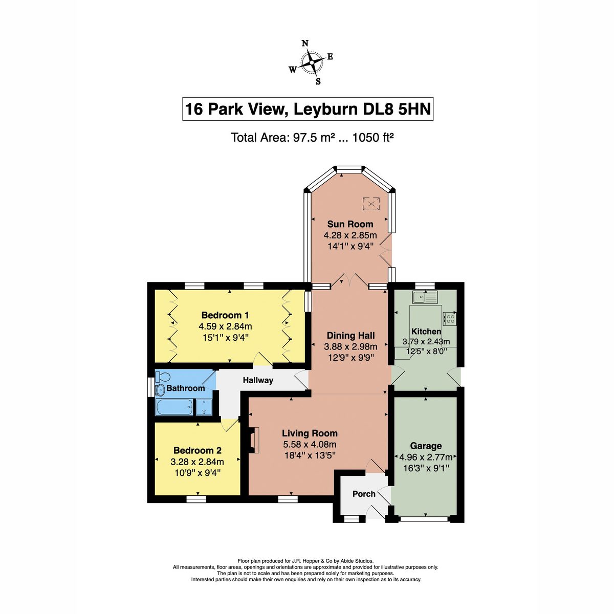 16 Park View, Leyburn — plan 1