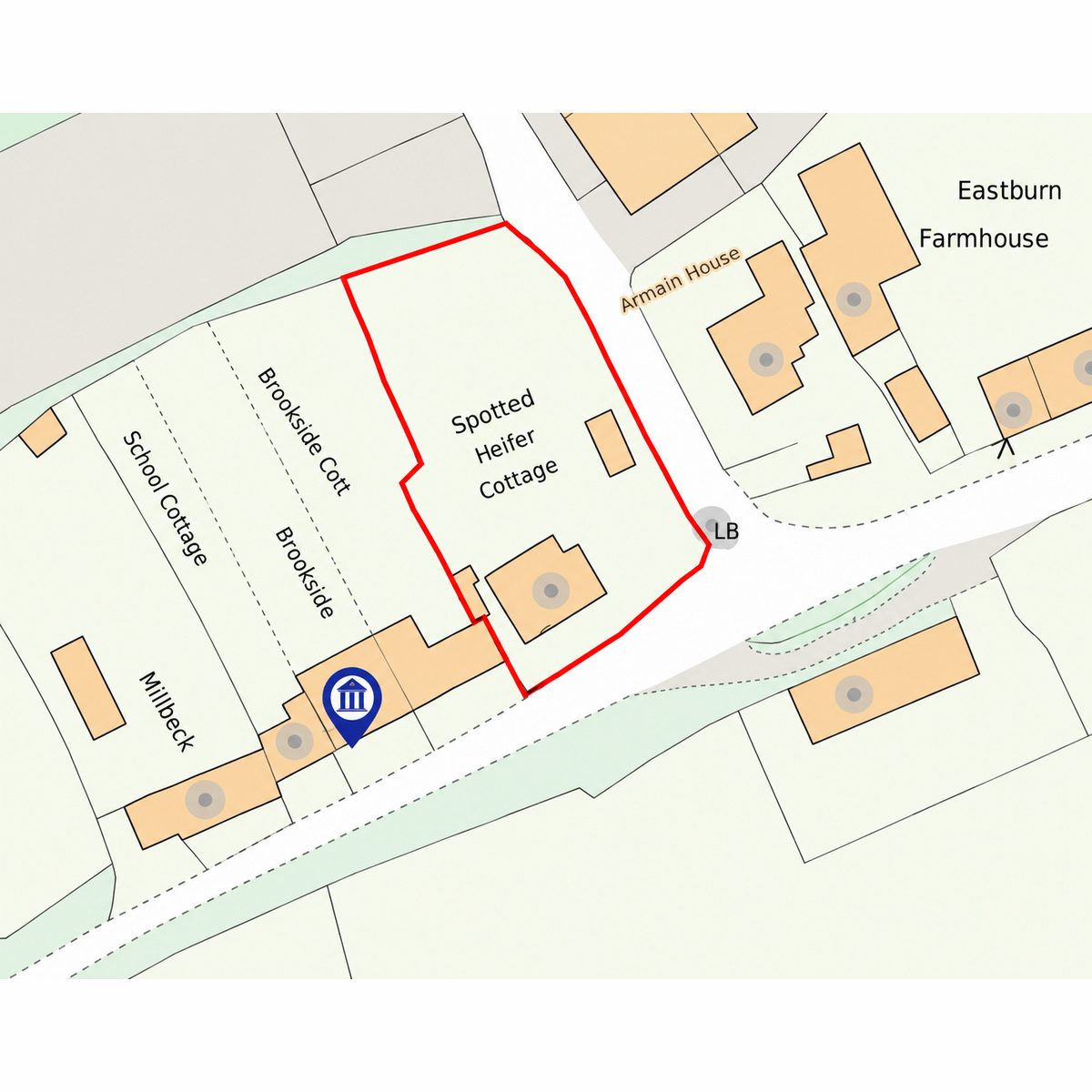 Spotted Heifer Cottage, Newbiggin — plan 1