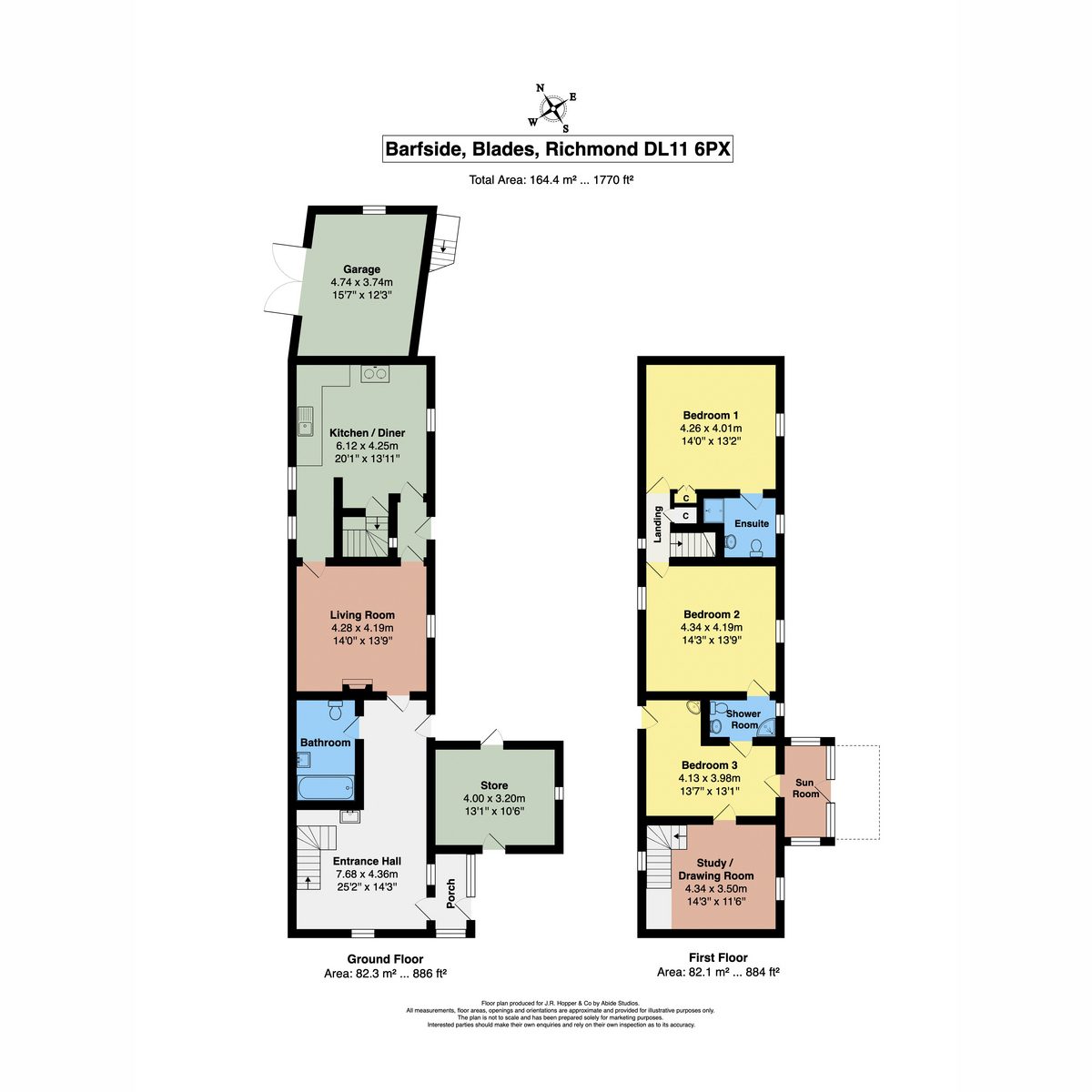 Barfside, Blades — plan 1