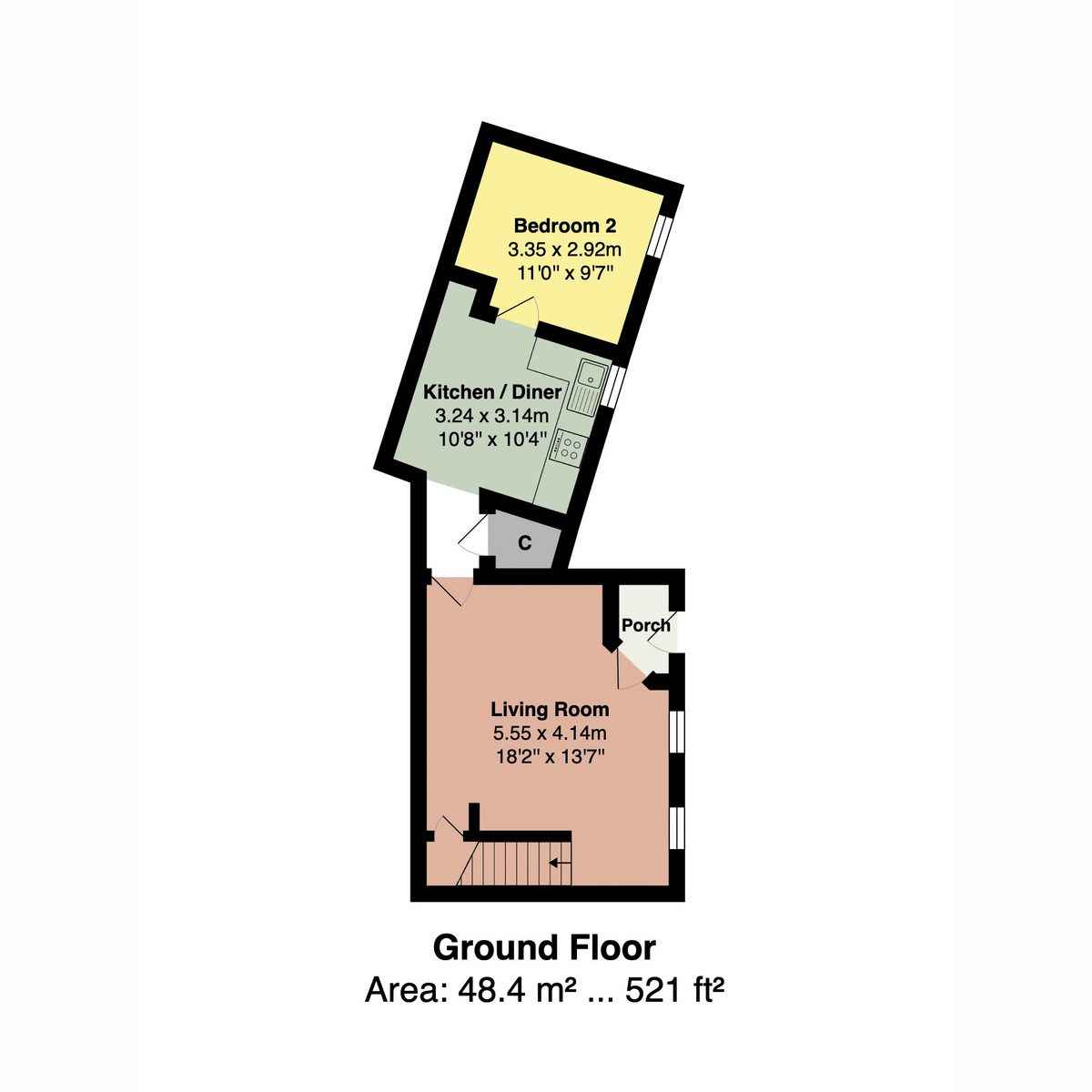 1 The Meeting Hall, Hunton — plan 1