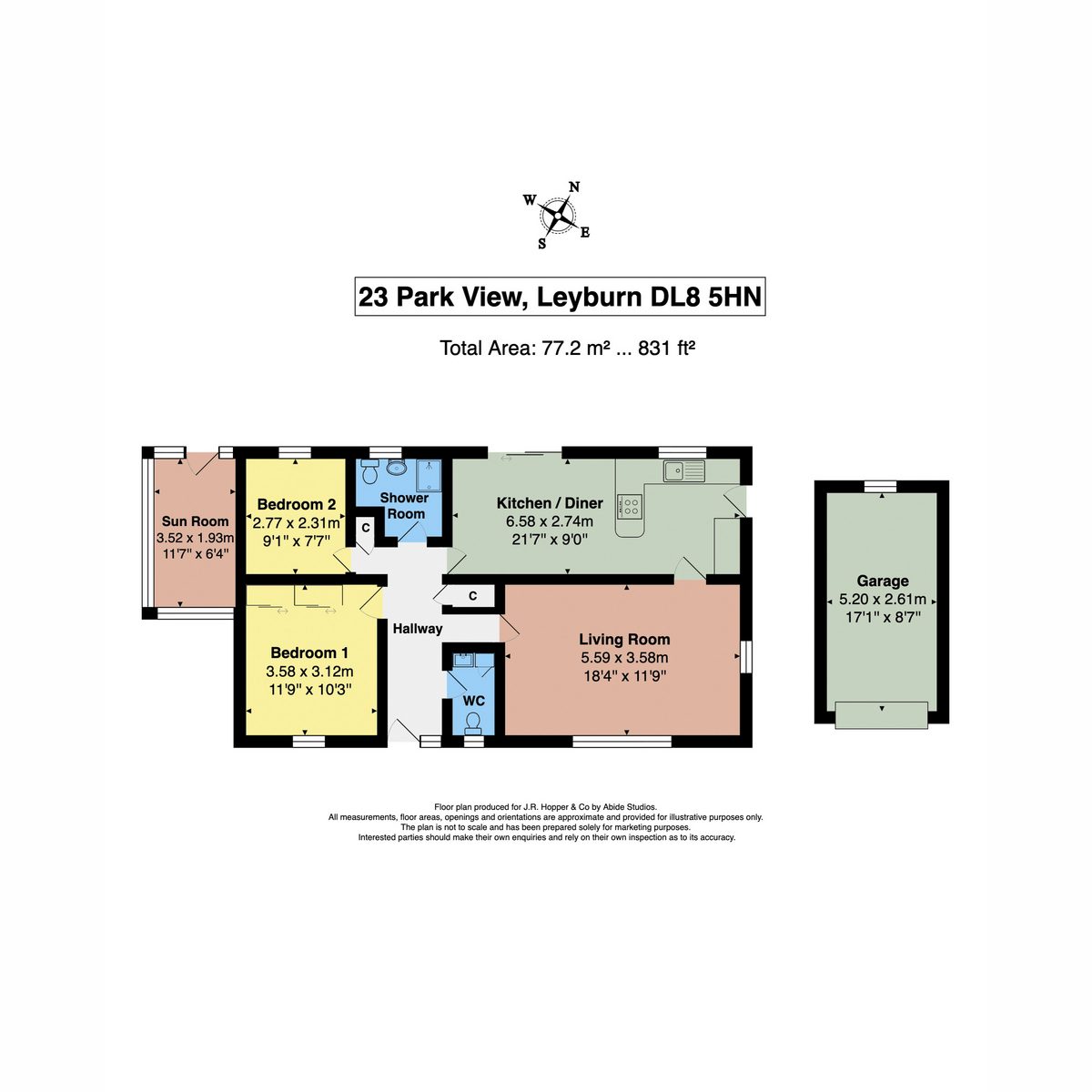 23 Park View, Leyburn — plan 1